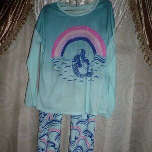 Super Soft Wonder Nation Girls Cozy pajama sleep, set 2-piece. Size 2XL (18)